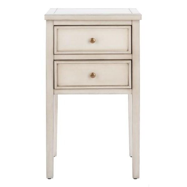 Safavieh Toby End Table- White Birch - 29.7 x 14.2 x 16.9 in. - AMH6625D