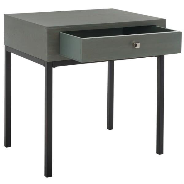 Safavieh Adena End Table- French Grey - 27.8 x 18.1 x 24 in. - AMH6612A