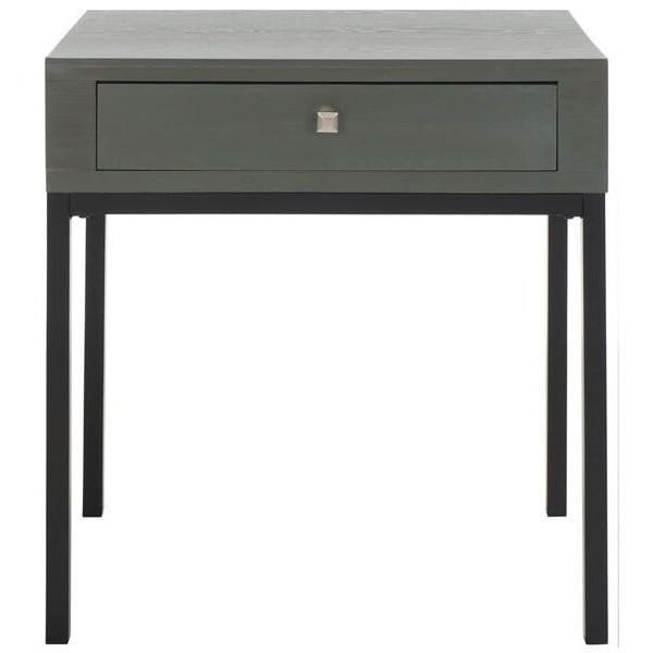 Safavieh Adena End Table- French Grey - 27.8 x 18.1 x 24 in. - AMH6612A