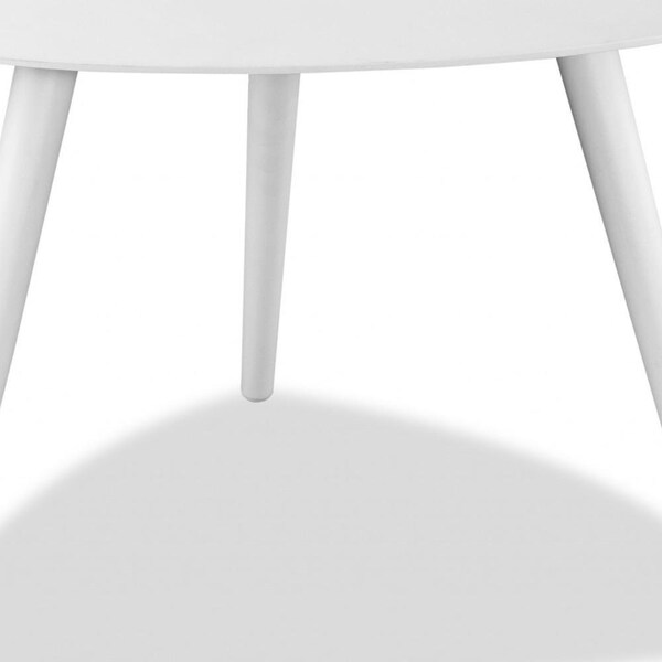 Homeroots Powder Aluminum Side Table27 x 24 x 16 in. - 372273