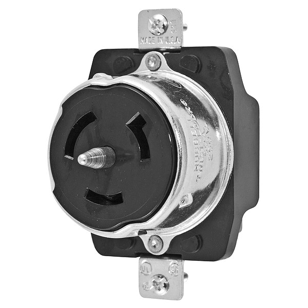 Receptáculo Twist-Lock de 50A Hubbell 2P 3W 250VAC BK - CS8269