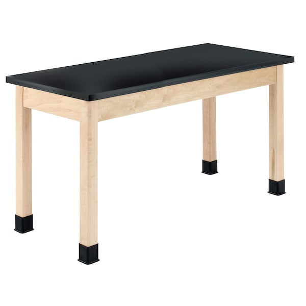 Diversified Spaces Rectangle 54" W, 56" L, 30" H, Phenolic Resin, black - P7204K30N
