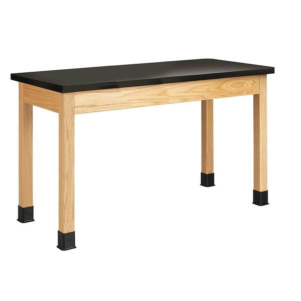 Diversified Spaces Rectangle Tbl, Plain Aprn, 48" W, 50" L, 30" H, HPL, black - P710LBBK30SC