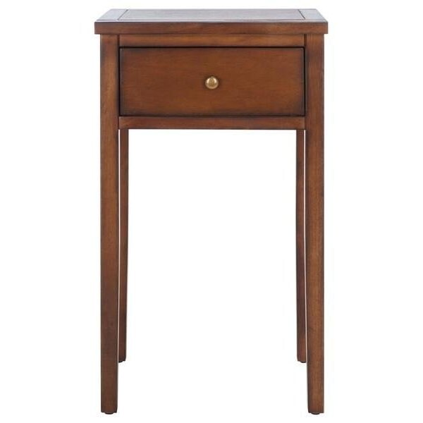 Safavieh Abel End Table- Filbert Brown - 29.7 x 14.2 x 16.9 in. - AMH6626F