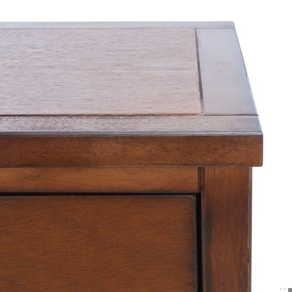 Safavieh Abel End Table- Filbert Brown - 29.7 x 14.2 x 16.9 in. - AMH6626F