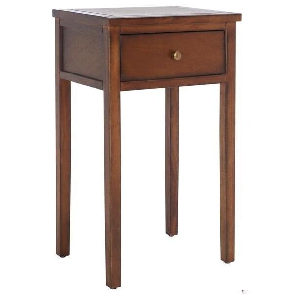 Safavieh Abel End Table- Filbert Brown - 29.7 x 14.2 x 16.9 in. - AMH6626F
