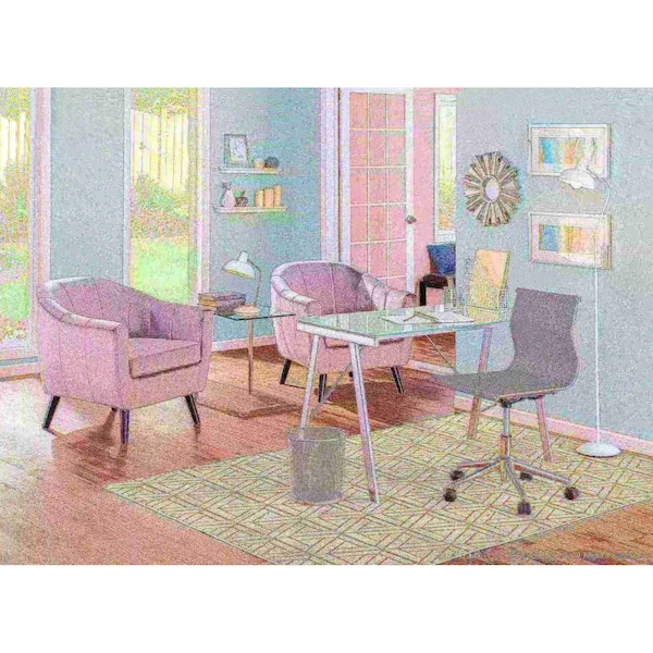 Lumisource Zenn End Table with Clear Glass - TB-ZENN GLS