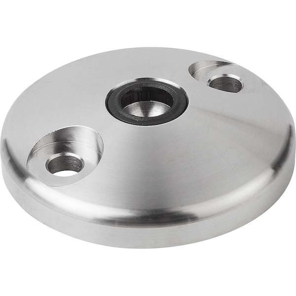 Kipp Plate, Form:C Stainless Steel, D=120 - K0416.31202