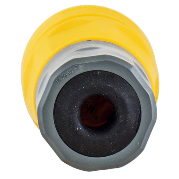 Conector recto a prueba de agua de Hubbell, hembra, 5-15R, 15A125V, 2 polos 3 cables - HBL15W47A