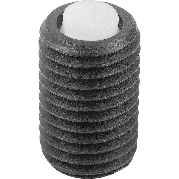 Kipp Self-Aligning Pads With O-Ring, Form:K Carbon Steel, Comp:Polyacetal - K0290.716X035