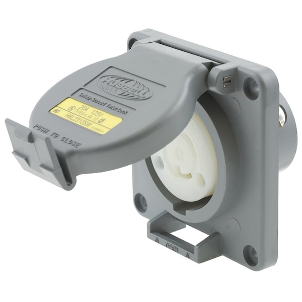 Receptáculo giratorio hermético de 20A, 2 polos, 3 cables, 125VAC - HBL2310SW