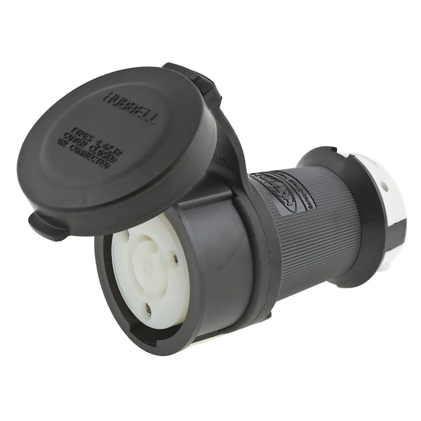 Conector a prueba de agua de bloqueo de torsión de 20A Hubbell 2P 3W 125VAC L5-20R - HBL2313SW