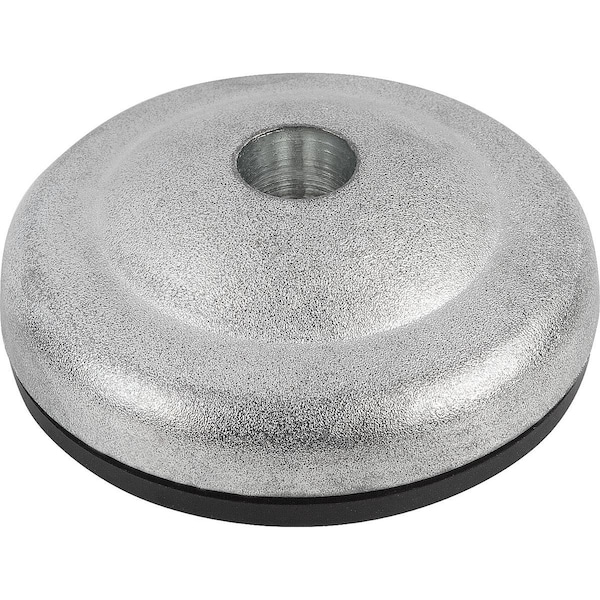Kipp Plate Eco, Form:B Zinc, Anti-Slip Plate, D=50 - K0428.20501
