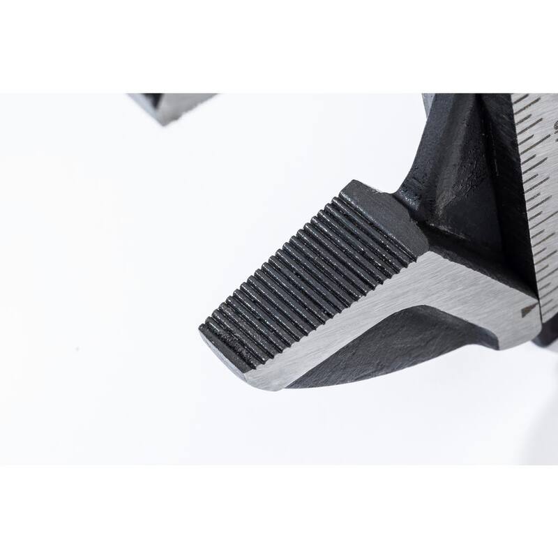Llave ajustable Crescent de 8 pulgadas con mandíbula ancha y recubrimiento de óxido negro - ATWJ28VS