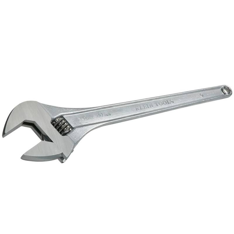 Llave ajustable de capacidad estándar de 2-1/2 pulgadas - 500-24 de Klein Tools.