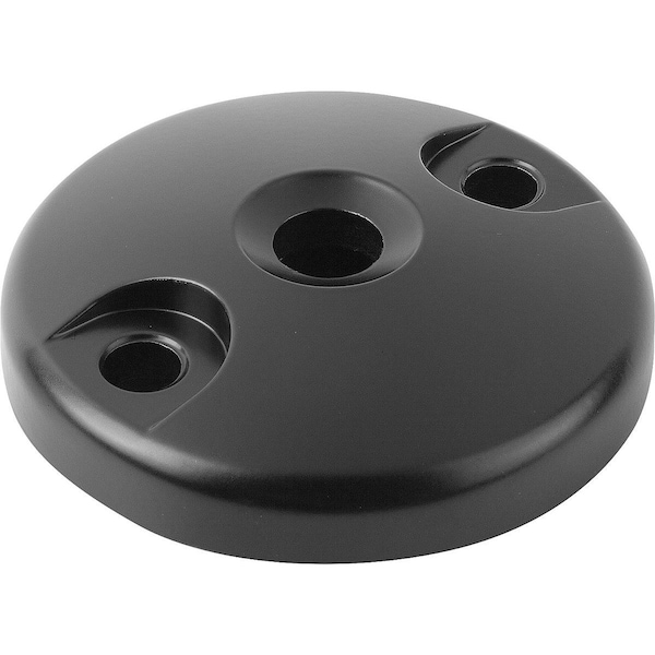 Kipp Plate Anti-Slip Plate, Form:D Zinc, D=100 - K0425.41001
