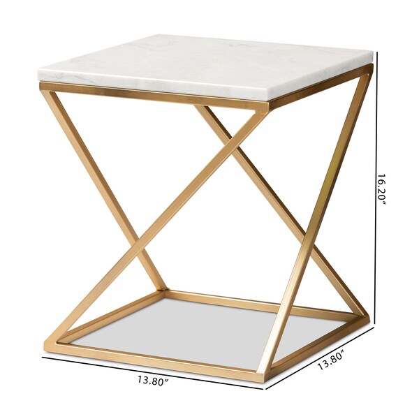 Baxton Studio 13.8 W X 13.8 L X 16.2 H - 195-12105-ZORO