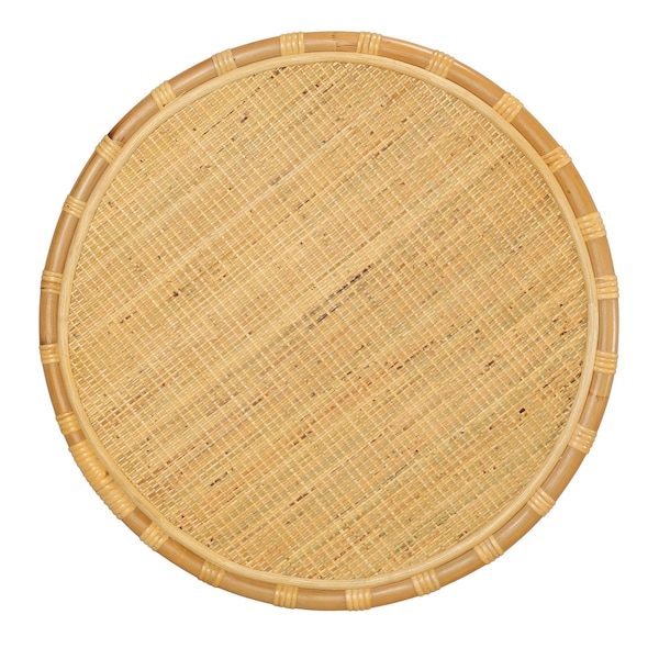 Elk Studio Accent Table, 24 in W, 24 in L, 20 in H, Natural Materials - S0075-10013
