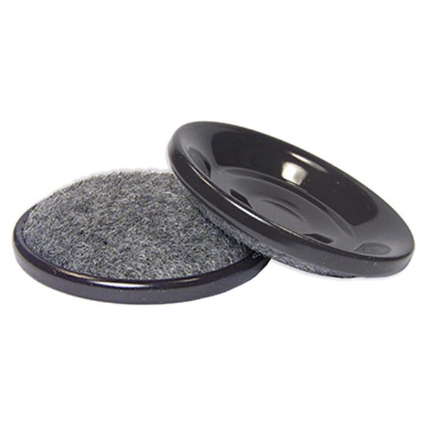 Convenience Concepts 1.56 in. TruGuard Round Furniture Cup Carpet Base with Hard Shell, 4PK - HI3235106