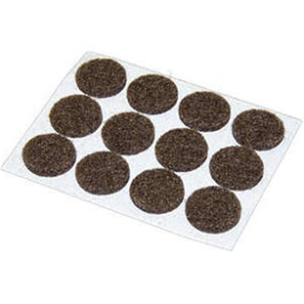 Convenience Concepts 0.5 in. TG Brown Felt Pad, 12PK - HI3254435