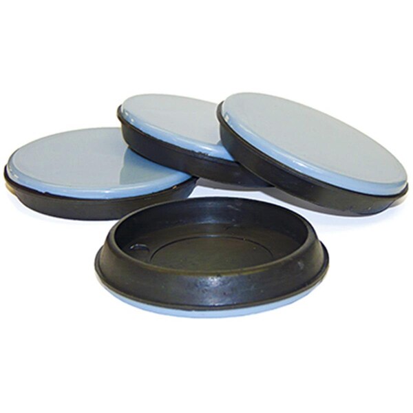 Convenience Concepts 2.75 in. TruGuard Round Sliding Cup, Grey Blue, 4PK - HI3242317