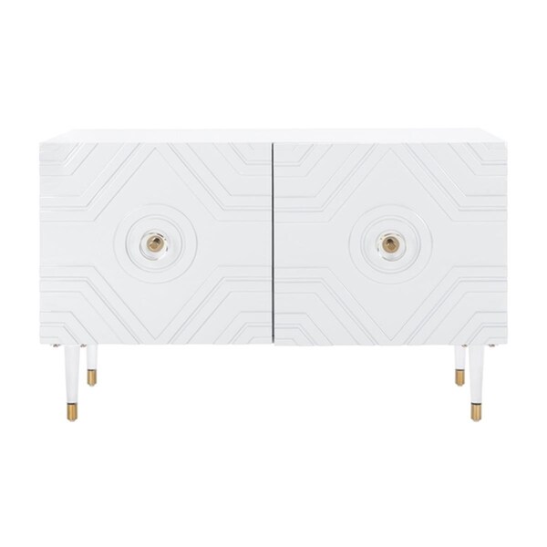 Safavieh Zayn Diamond Sideboard Grey & Gold - SFV3574A