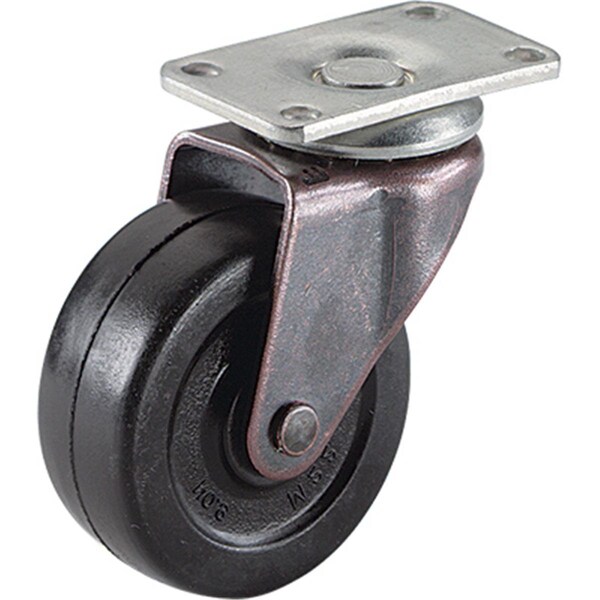 Convenience Concepts 2 in. TruGuard Soft Rubber Wheel Caster - Black, 2PK - HI3839621
