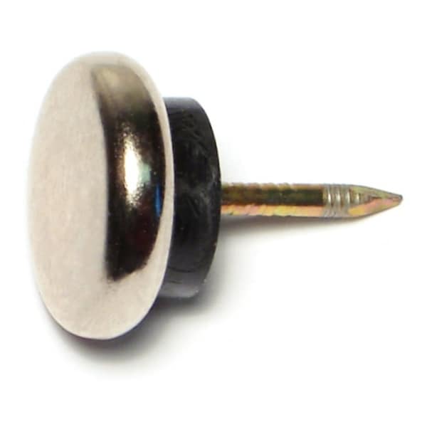 Midwest Fastener 7/8" Cushion Nickel Nail-On Glides 10PK - 76622