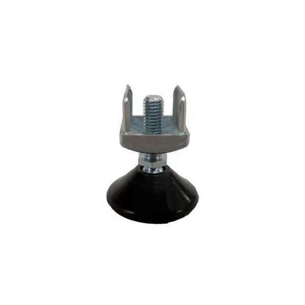 Eztube Premium Nylon Leveling Foot with Steel Insert, M8 x 1.25 Thread with Jam Nut - 100-338