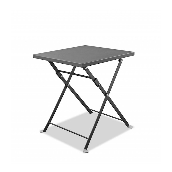 Gfancy Fixtures Powder Aluminum Side Table 16 x 16 x 18 in. - GF3097553
