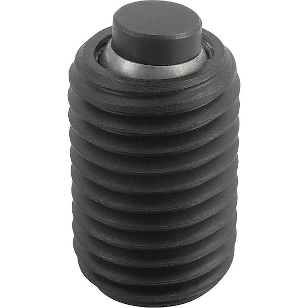 Kipp Self-Aligning Pads With O-Ring, Form:C Carbon Steel, Interchangable Insert, Comp:Tool Steel - K0291.120X070