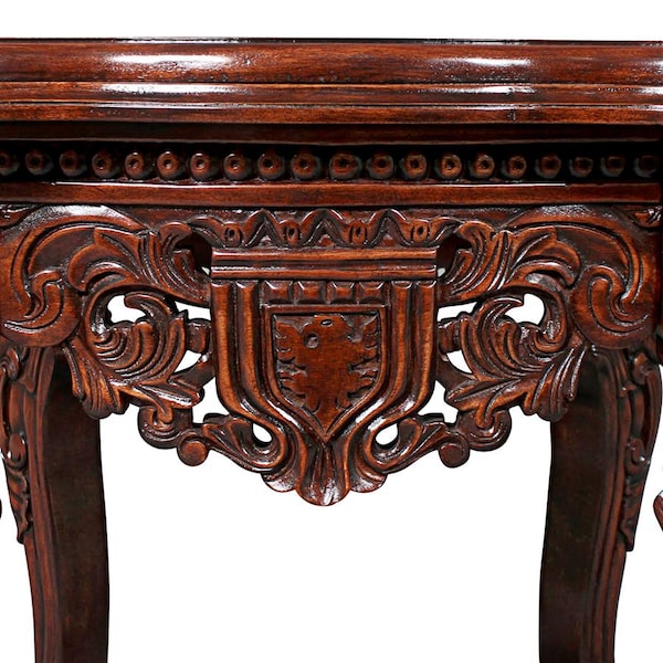 Design Toscano Specialty Accent Table, 24 Inch W, 26 Inch H, Browns - AF57318