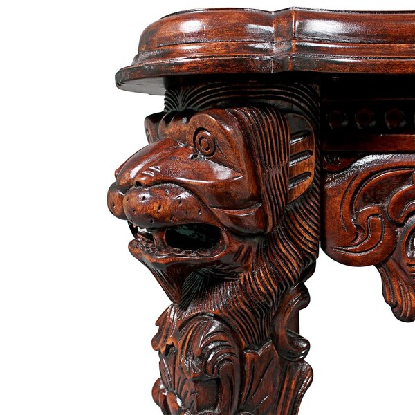 Design Toscano Specialty Accent Table, 24 Inch W, 26 Inch H, Browns - AF57318