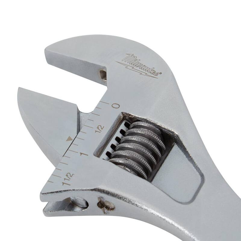 Llave ajustable de 15 pulgadas y llave ajustable de 12 pulgadas de Milwaukee - 48-22-7412-48-22-7415