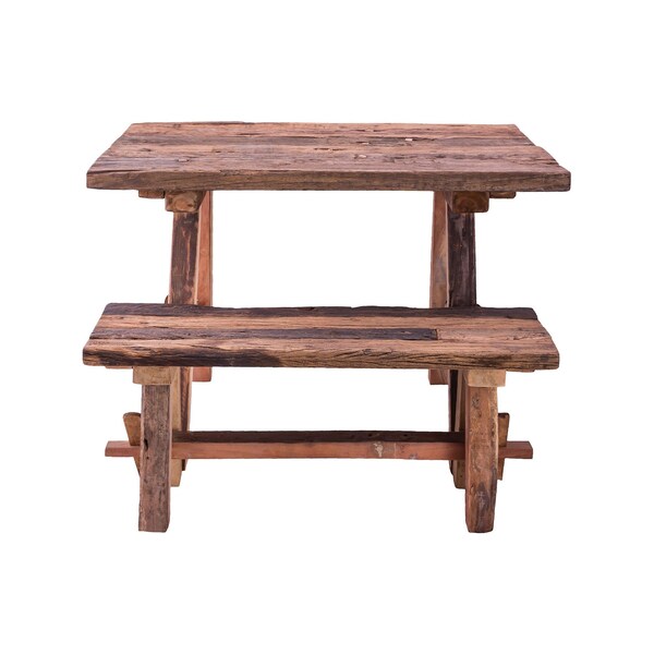 Elk Studio Accent Table, 39 in W, 26 in L, 28 in H, Wood - TABLE024