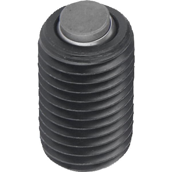 Kipp Self-Aligning Pads With O-Ring, Form:E Carbon Steel, Interchangable Insert, Comp:Stainless Steel - K0291.220X030