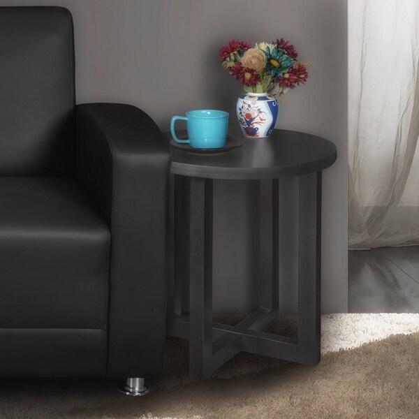 Regency Chloe End Tables, 21 W, 21 L, 23 H, Wood, Grey - HWTE2123GY