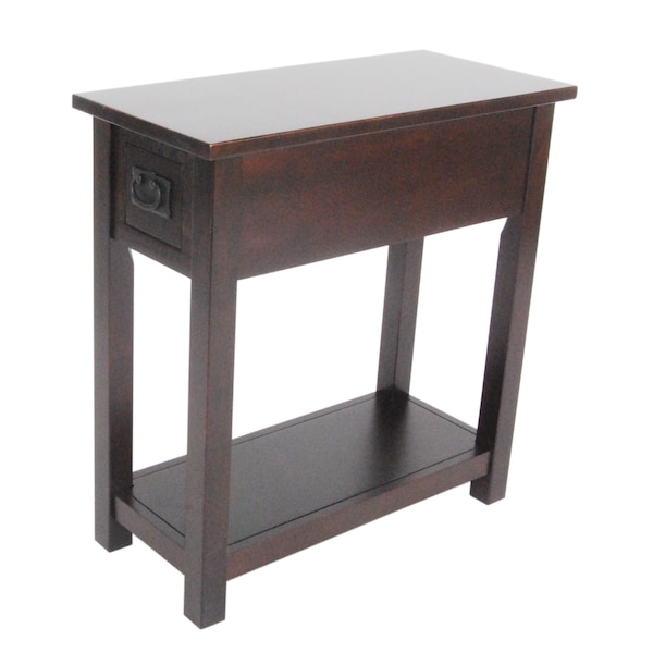 Alaterre Furniture 11 W, 23" L, 24 H, Wood, composite wood and wood veneer, Espresso - AMIA13P0