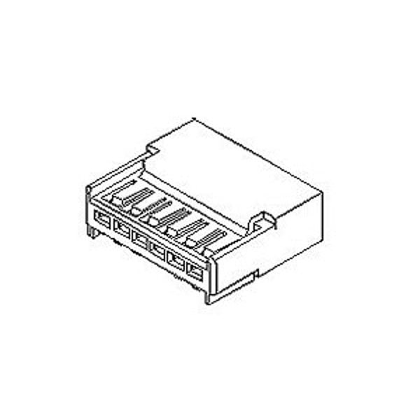 Conectores y carcasas de alambre Molex Receptáculo de carcasa 2 Tacle Housing 2.5 Ww - 511110510