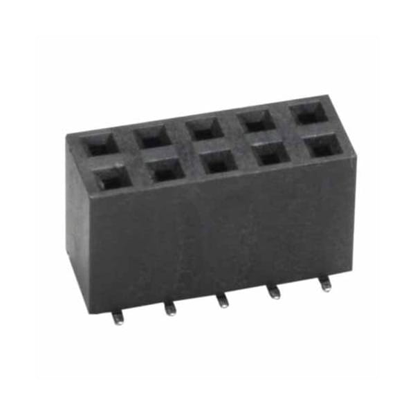 Harwin Headers & Wire Housings 2.54mm (0.1) Paso Dil Smt Ensamble de conector de entrada dual, Estaño, 2+2 Contactos, - M20-7870246R