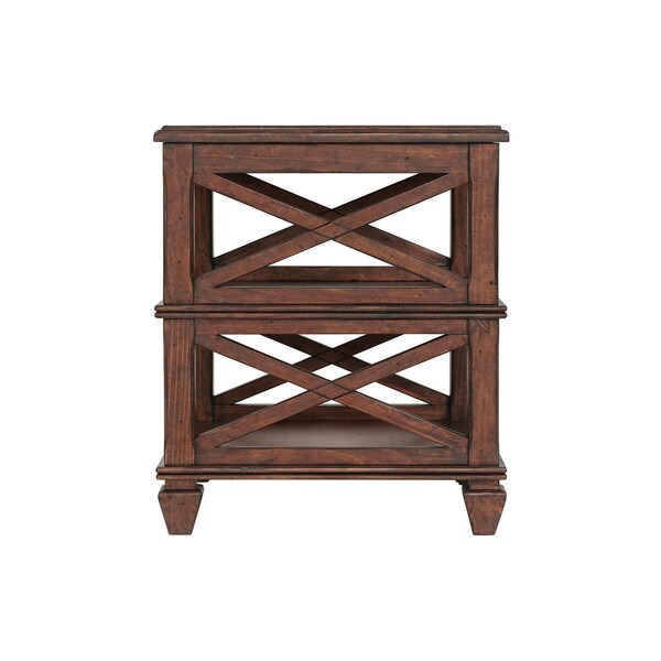 Alaterre Furniture 20.5 W, 20.5 L, 24 H, Pine, Pine - ANSB0262