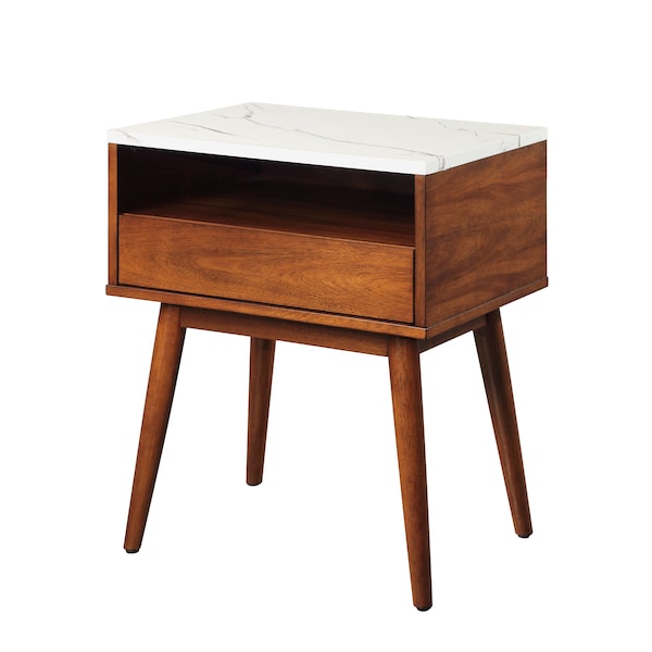 Homelegance End Table, 20 in W, 24 in L, 14 in H, Wood - HM7916-04
