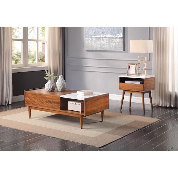 Homelegance End Table, 20 in W, 24 in L, 14 in H, Wood - HM7916-04