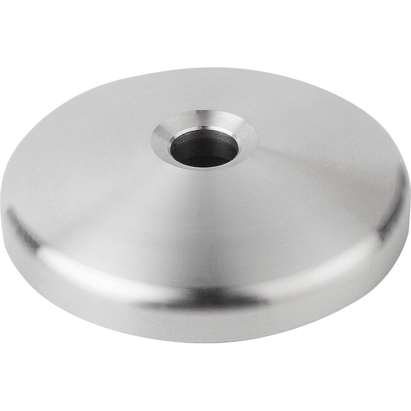 Kipp Plate Anti-Slip Plate, Form:B Stainless Steel, D=60 - K0425.20602