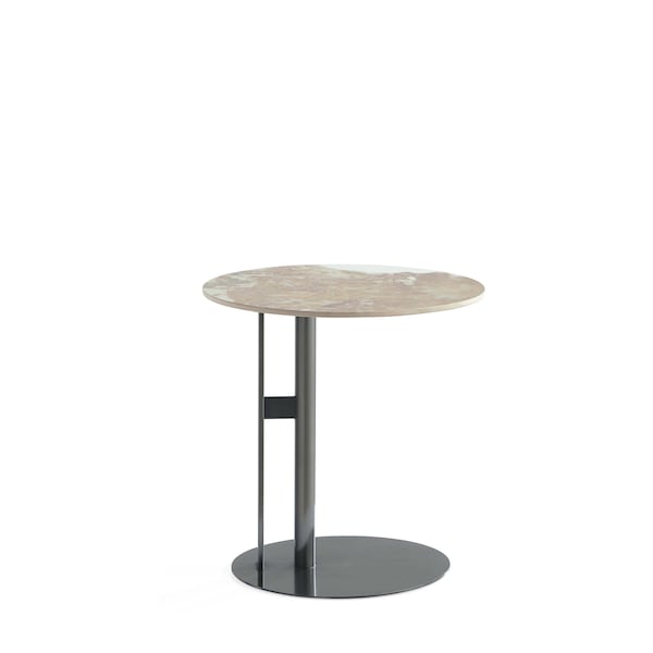 Manhattan Comfort Alondra End Table in Black - ET007