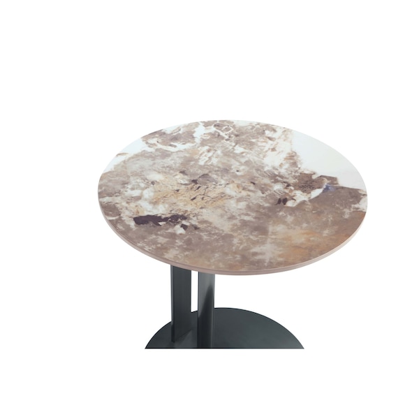 Manhattan Comfort Alondra End Table in Black - ET007