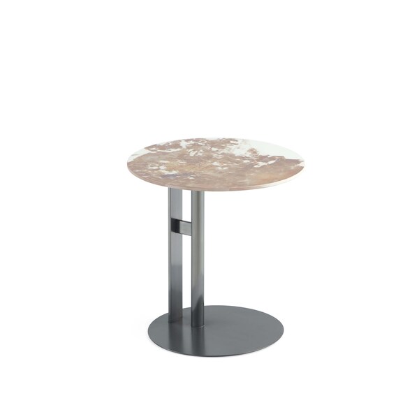 Manhattan Comfort Alondra End Table in Black - ET007
