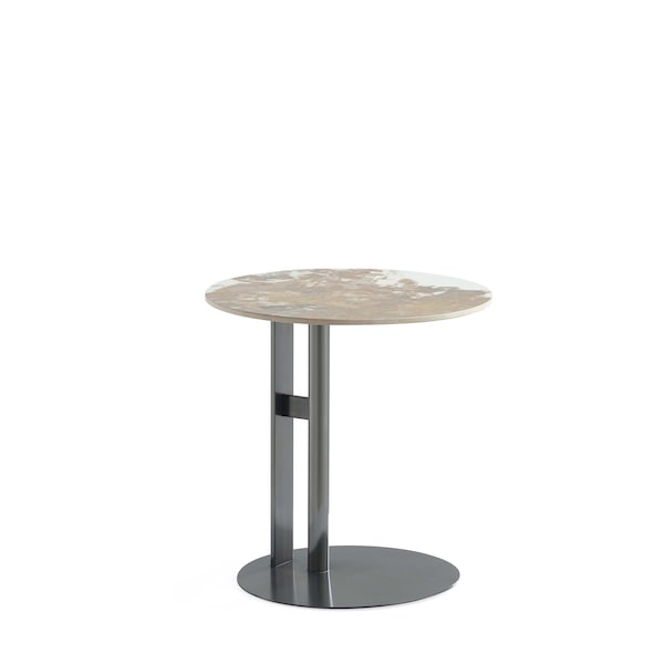 Manhattan Comfort Alondra End Table in Black - ET007