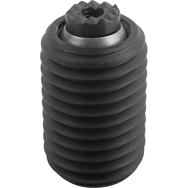 Kipp Self-Aligning Pads With O-Ring, Form:F Carbon Steel, Interchangable Insert, Comp:Tool Steel - K0291.324X040
