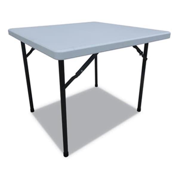 Alera Alera PT36SW 36 x 36 in. Square Plastic Folding Table; White - PT36SW